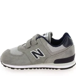 574 Be1 Velcro - Gris Marine