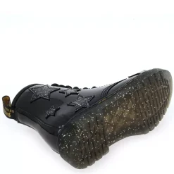 1460 Patent Lamper & Cosmic Glitter - Noir Glitter