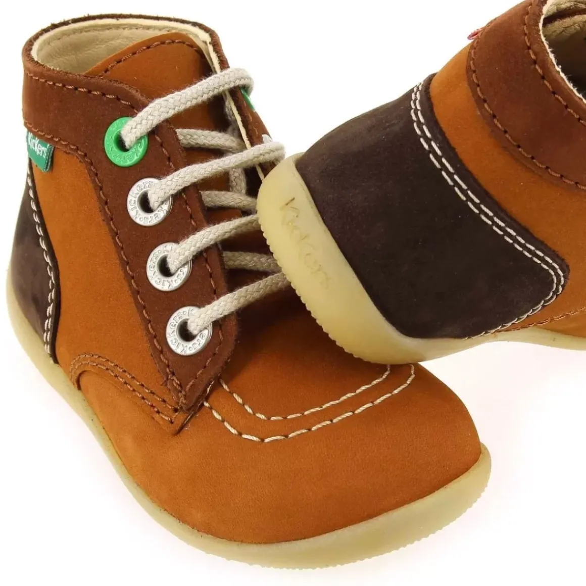 Bonbon 2 Tricolore H21 - Camel Marron