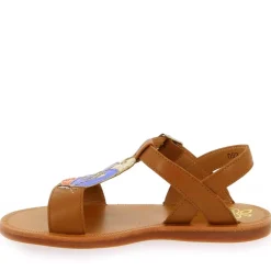 Plagette Papillon - Camel Multi