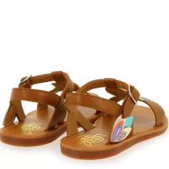 Plagette Papillon - Camel Multi