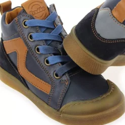 Rosario Lace - Up - Marine Cognac