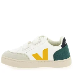 Small V12 Velcro - Blanc Jaune