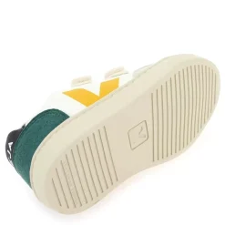 Small V12 Velcro - Blanc Jaune