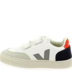 Small V12 Velcro - Blanc Marine