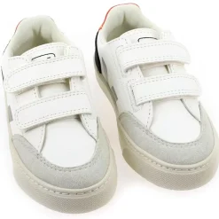 Small V12 Velcro - Blanc Marine