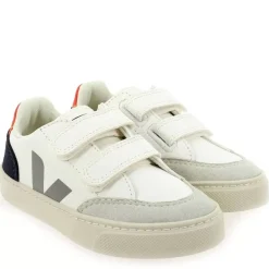 Small V12 Velcro - Blanc Marine