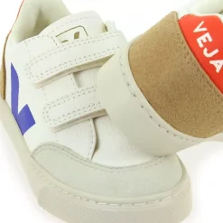 Small V12 Velcro H23 - Blanc Bleu