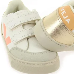 Small V12 Velcro - Blanc Platine