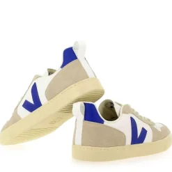 V10 Laces - Blanc Bleu